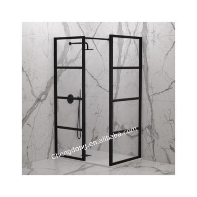 China Industrial Custom Stainless Steel Shower Enclosure With Clear Glass for sale