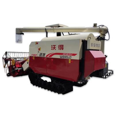 China Farmer 102hp 90%new china brand world femous 4LZ-5.0E used rice combine harvester for sale