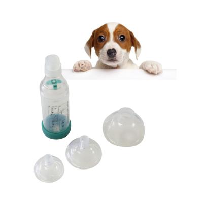 China Use For Cat Dog Veterinary Medical Aerosol Chamber With Silicone Rubber Top Selling for sale