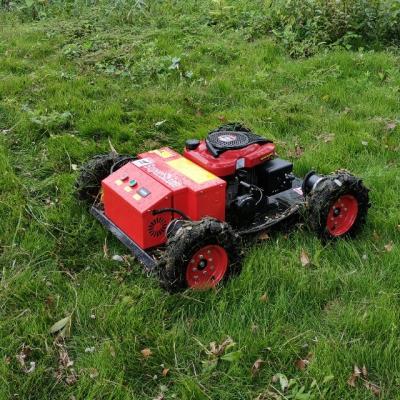 China 4-Stroke Gasoline Engine Electric Battery Time-saving And Labor-saving Radio Controlled Lawn Mower for sale