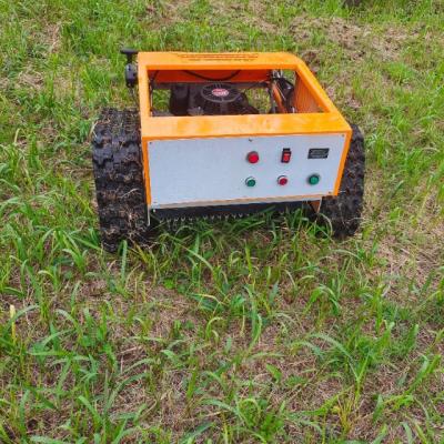 China 4-Stroke 9Hp EPA Approved Remote Control Gas Engine Customization Color Mower With Tracks for sale