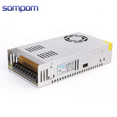 China SOMPOM 360W 36V 10A Changeover Power Supply For Led Lighting 215*112*50mm for sale