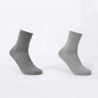 China Silver Antibacterial Good Quality Make-Custom Cotton Men Antibacterial Socks for sale