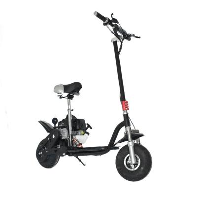 China Hot Selling Gas Powered Engine Huasheng 63CC folding Gas Scooter Factory supply mini gas scooter QYHB001-3 for sale