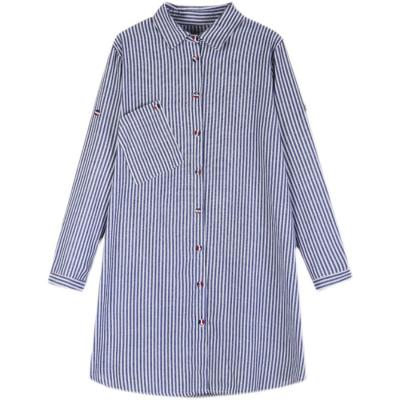 China China Products Anti-wrinkle Maternity Shirt Promotional Stylish Loose Striped Shirt Maternity Shirt Maternity Suit for sale