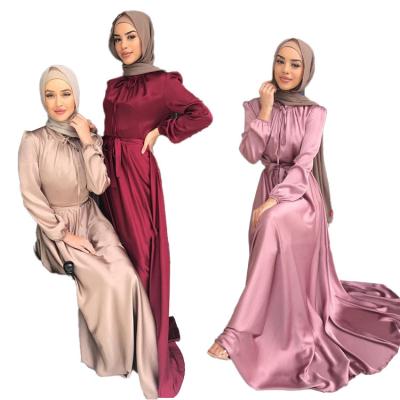 China 2022 Dubai Muslim Muslim Kaftan Chiffon Long Dress Abaya Women Dress 2022 Vestidos Qatar Khimar (With Hijab) for sale