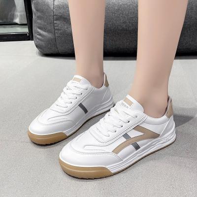 China Stable Quanzhou Jinjiang new small white Korean version fashion round head soft sole leisure sports board shoes tide for sale