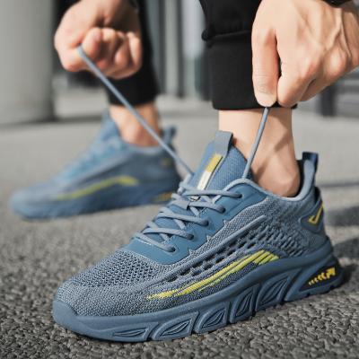 China Shoes Running Quanzhou Jinjiang men's breathable mesh surface sports leisure running shoes soft soles all match for sale