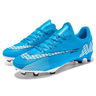 China Anti-slip Jinjiang soccer shoes Men's broken nails artificial turf adult spike game youth training shoes women for sale