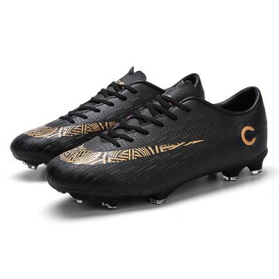 China Sport Shoes Soccer Cross-border plus-size football shoes broken nails boys and girls children adult spike student training wholesale for sale