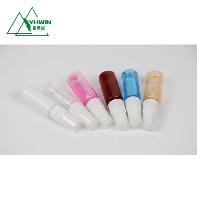 China RTS 30ml 10ml Brown Cosmetic Pump Spray Red Green Colorful Plastic Bottle For Cosmetic Fine Mist Sprayer Packaging Mini Spray Pet Bottle for sale