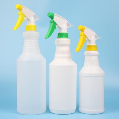 China Agriculture Plastic Spray Pump Bottle Cosmetic White PP 500 Ml With Cap for sale