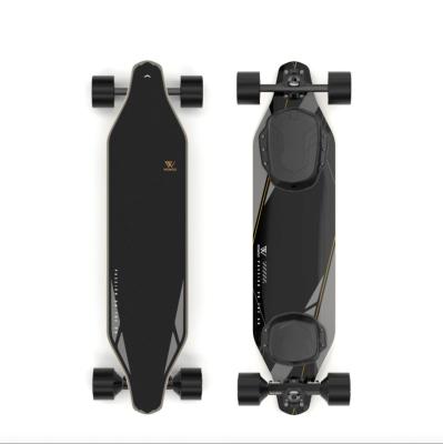 China 2022 WowGo 2S MAX 23KM Long Range Hub Motor ESK8 Electric Skateboard & Longboard for office workers students young people 96.5cm*28.5cm*13cm for sale