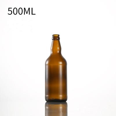 China Professional 500Ml Beverage Bottles With 16Oz Swing Mouth Top Glass Bottle for sale