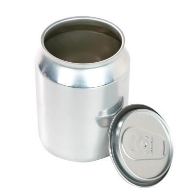 China Beer Maker Custom Packaging Aluminum Tin Metallic Metal Jar Case Jar Can Box Container for sale