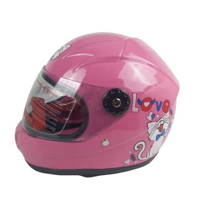 China Fashionable full face helmet for kids kitty motorcycle helmet kids motorcycle helmet hello wow for sale