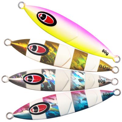 China Slow Lead 80G 120G 150G 200G 250G Baits Saltwater Deep Killer Lure Lure Tuna Metal Trolling Baiting Jig for sale