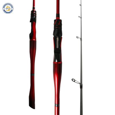 China Newcomer OEM ODM ODM 1.98m 2.13m carbon baitcasting baitcasting bass carbon fiber bass rod lurekiller deep sea rod 2 section for sale