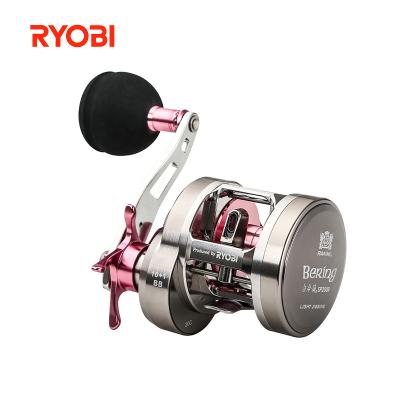 China LEFT HAND RYOBI RANMI Drum Baitcasting Trolling Boat Fishing Reel Depth Reel Surf Cast Reel PESCA for sale