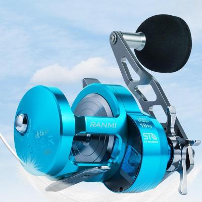 China Baitcasting method fishing reel 2021 new RYOBI metal baitcasting fishing reel saltwater fishing drum reel large capacity for sale