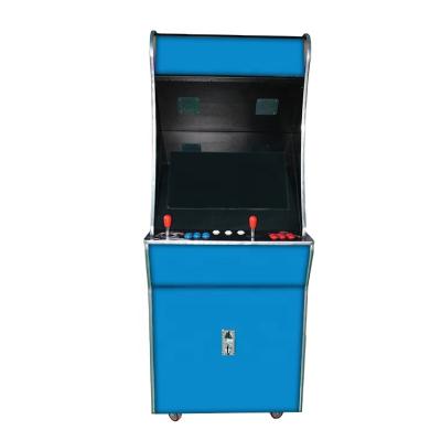 China Wooden 60 In 1 Multi Games Arcade Machine Classic Upright Rack Up Retro Arcade Cabinet Video Arcade for sale