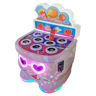 China Plastic Beat A Mole Redemption Game Machine Children Hitting Hammer Hammer Coin Operated Arcade Game Machine for sale