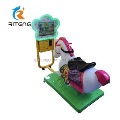 China Theme Park Coin Operated Kiddie Ride Parts Fiberglass Games Machine Children Amusement Swing Ride for sale