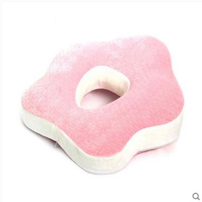 China 2021 New Memory Design Flower Shape Soft 100% Cotton Blanket Prevent Baby Flat Head Sleep Newborn Infant Pillow for sale