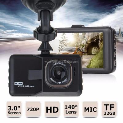 China Loop Recording HD Dash Cam Front And Rear Camera With Full HD1080 170 Degree Wide Angle Car Black Box for sale