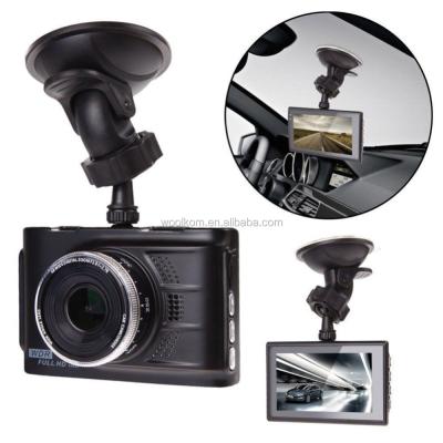 China Hot Selling Aliexpress 3.0 inch 1080p hd russian language lens car dash single loop recording dual cam for sale