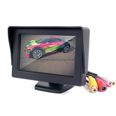 China Car Monitor Parking Show 4.3 Inch TFT LCD Color Rear View Desktop Screen 4.3