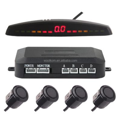 China BIBI Buzzer Alarm Indicator Car Parking Sensor Kit LED Display 4 Front View Reverse Backup Radar Rear System C8-4 for sale