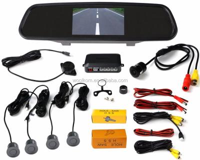 China 4.3inch LCD Display Vehicle Reverse Parking Sensor With 8 LED Night Vision Car Camera 43HM-4 for sale