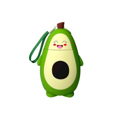 China Sustainable Low MOQ Custom Water Bottle With Infuse Double Insulated Avocado Cartoon Water Bottles for sale