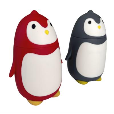 China Viable On Sale Cute Penguin Water Bottle Stainless Steel Custom Kids Food Flask And Water Bottle for sale