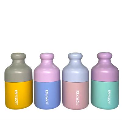 China Viable Custom Steel Water Bottle Flask Double Wall Logo Mini Cute Coffee Insulated Stainless Steel School Kids for sale