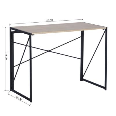 China Indoor/Outdoor Simple Design Space Saving Home Office Desks Modern Folding Folding Laptop Secretary Computer Desk Table Portable Desks for sale