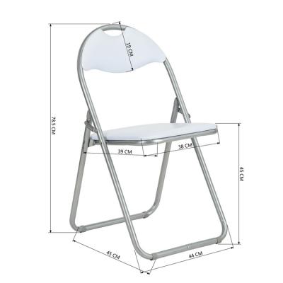 China Wholesale Modern Metal Commercial Stackable Folding Chair Dining Chair For Wedding Party Events Outdoor Garden Chairs for sale