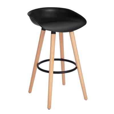 China EU DROPSHIP (Size) Modern Bar Stool Chair Beech Wood Adjustable Legs Barstool High Home Furniture Adjustable Legs Bar Stool Chair for sale