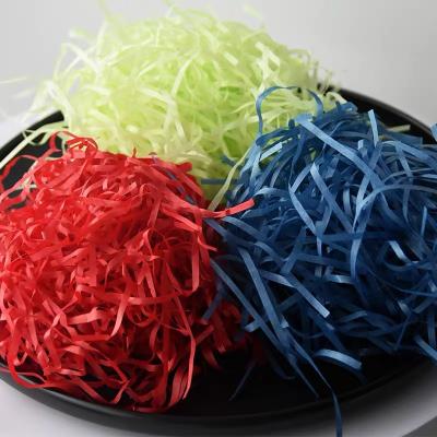 China Recycled Materials Wholesale Colored Shredded Paper for sale