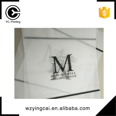 China China Manufacturer Customized Waterproof Black Logo Printed Silk Kraft Paper Design Wholesale for sale