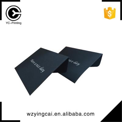 China Hot Stamping Black Business Envelope Paper Card Packaging Custom Design Paper Mini Envelope for sale