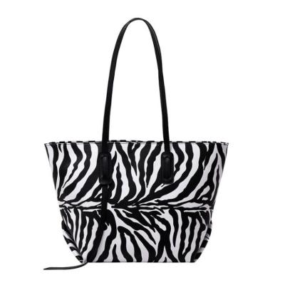 China Other 2021 Fashion Zebra Pattern Bags Ladies Women Purse PU Leather Handbag For Travel for sale