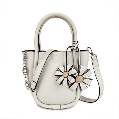 China Mag Buckle High Quality Wholesale Custom Made 2 In 1 Set Cross - Body Bag Popular PU Ladies Leather Purse for sale