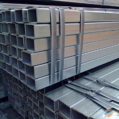 China Not Alloy Hot Dip Galvanized Steel Tube Rectangular Hollow Steel Pipe For Industrial for sale