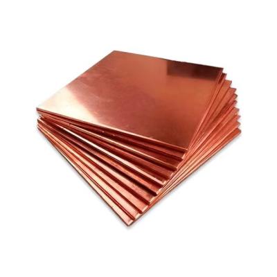 China C110 C103 T1 T2 T3 C10200 C11000 Copper Plate Mill Edge For Refrigerator Parts for sale