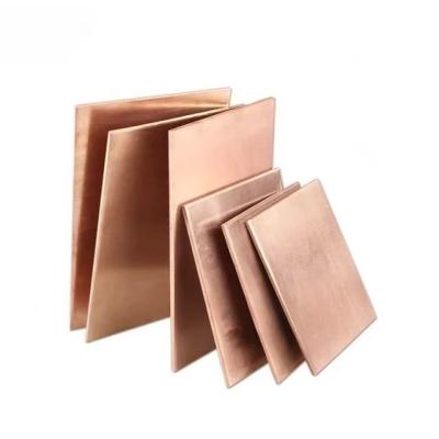 China Bright Electrolytic Copper Plate H62 H65 H68 H70 H80 H90 GB/T Standard for sale