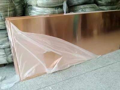 China High Conductivity T1 T2 T3 Copper Plate For Household Appliance Production for sale