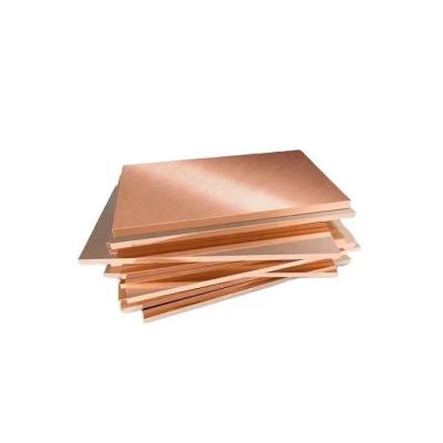 China Customized 99.9% Pure Copper Sheet C10200 C10300 C11000 C12000 Copper Plates for sale