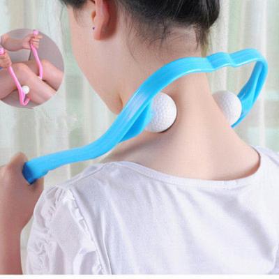 China Best Neck Massager Ball Neck Best U Shape Back Neck Manual and Shoulder Massager with Hand Held Relieve Muscle Pain for sale